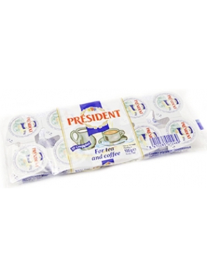 President сливки порционные