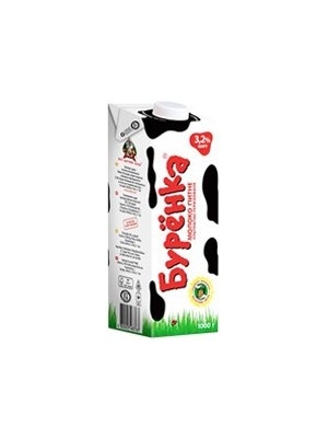 Молоко 3,2% "Бурёнка"