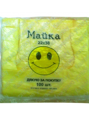 Пакет у формі "майка"